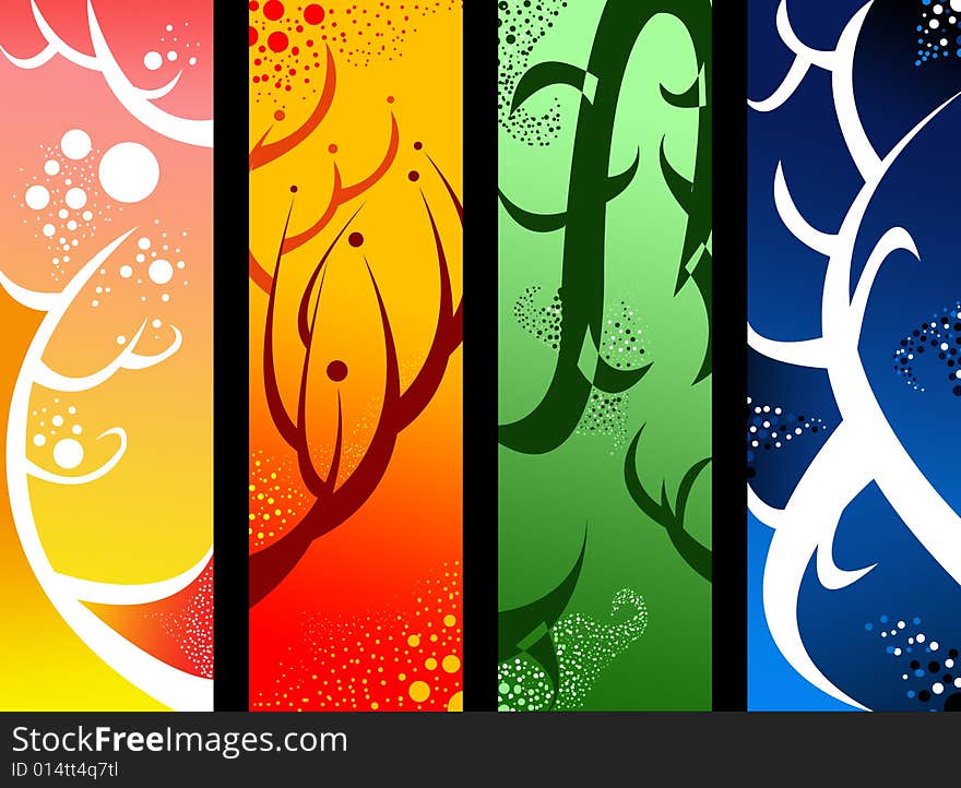 A beautiful and colorful background can be used for web sites and cards ans so on