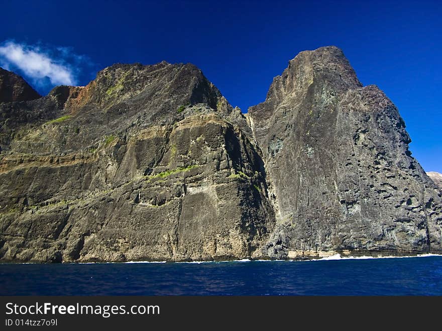 Ancient rocks of Ogasawara archipelago, Japan