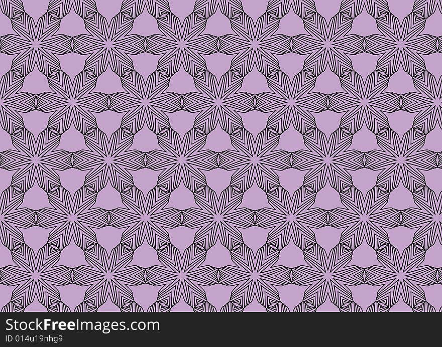 Seamless floral pattern, vector wallpaper