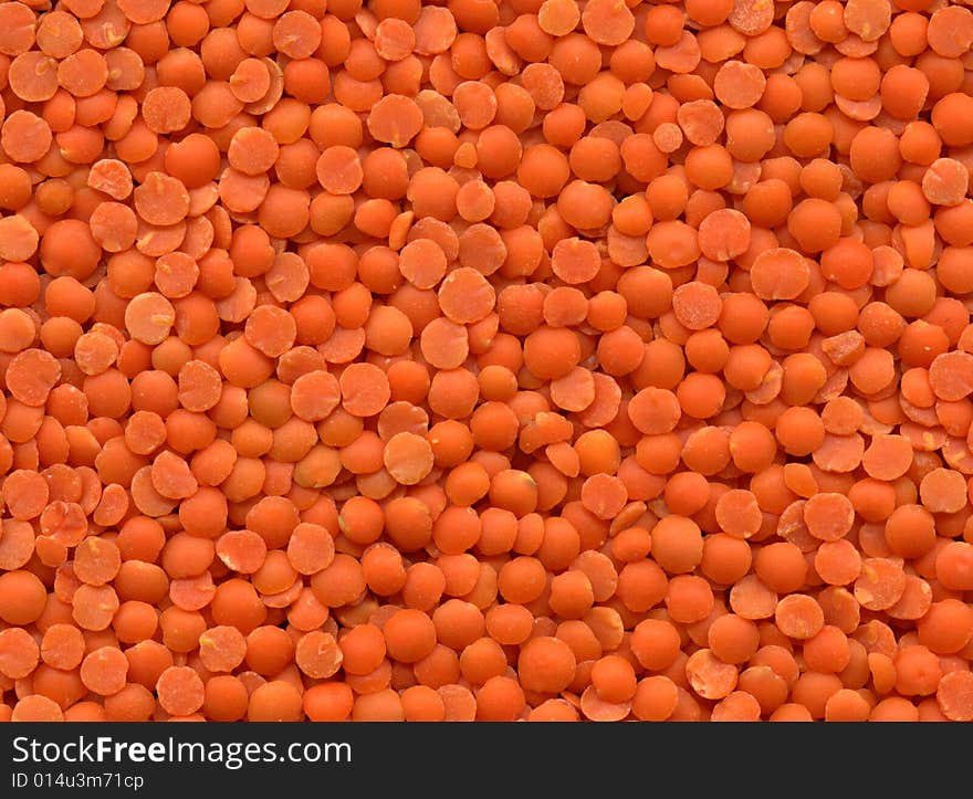 Close-up of dry red lentils, for texture or background. Close-up of dry red lentils, for texture or background