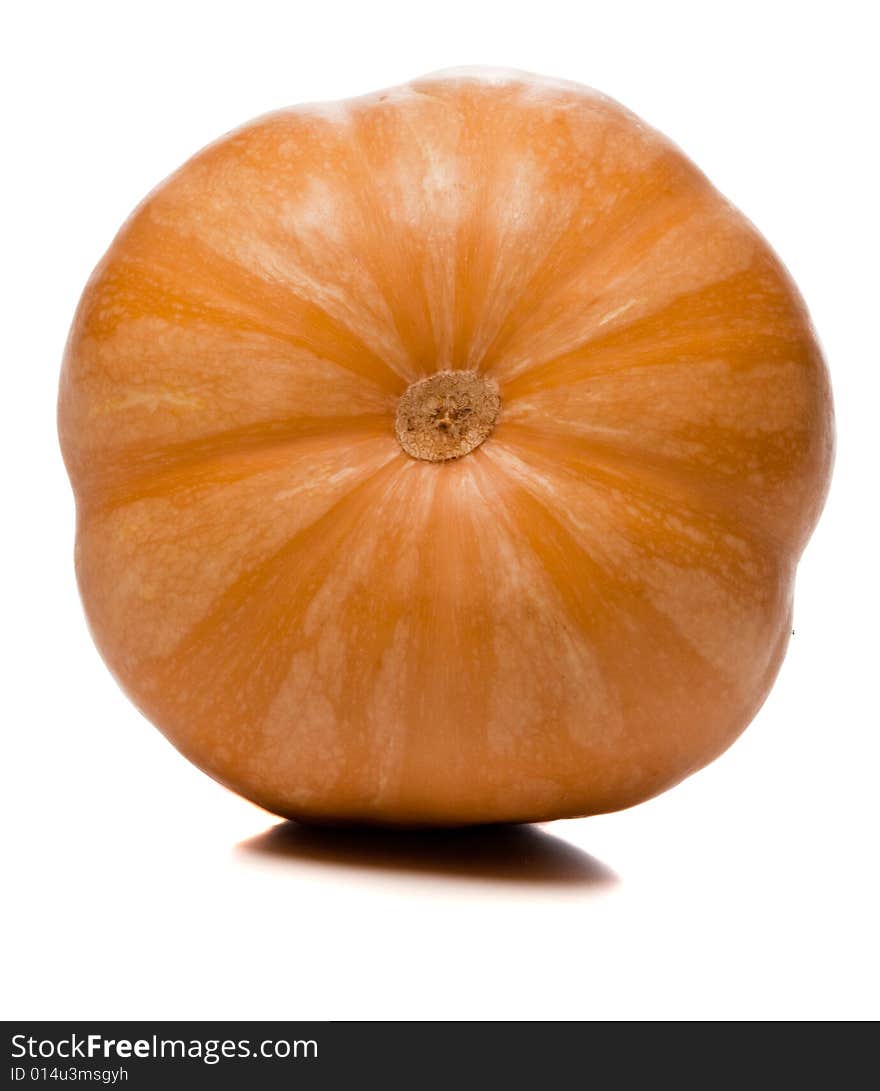 Pumpkin bottom, isolated