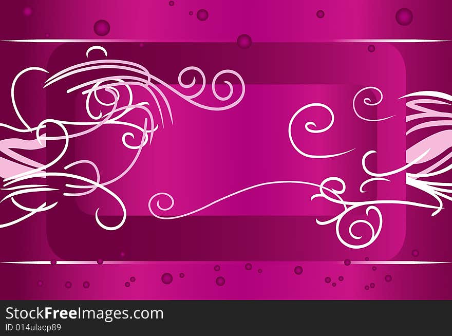 Beautiful swirl background in pink