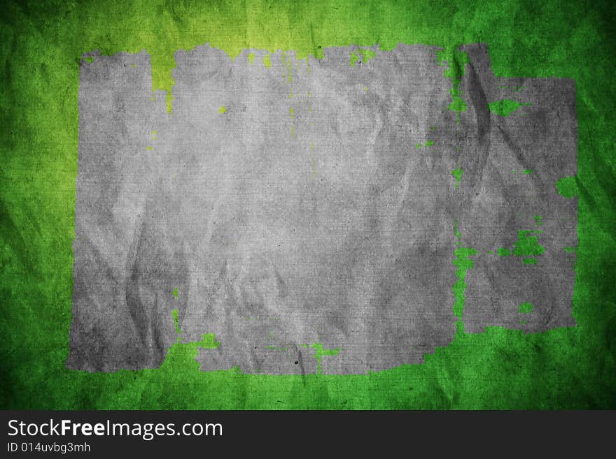 Aged green wallpaper