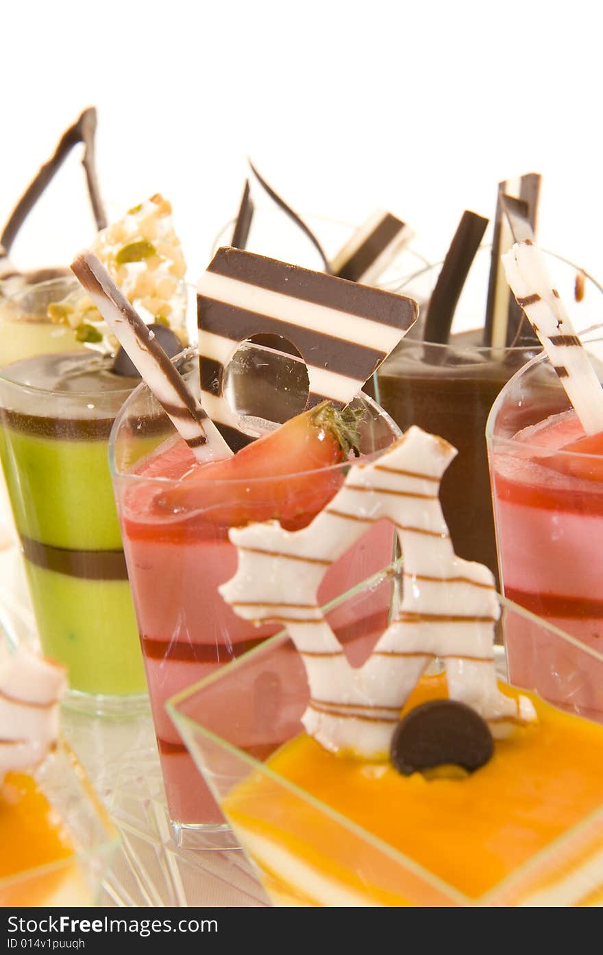 Assorted Colorful Desserts