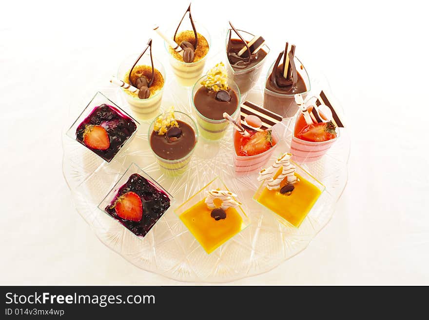 Assorted Colorful Desserts