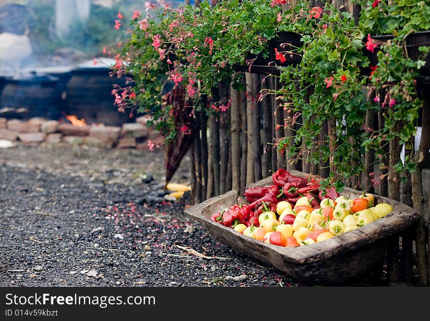 Photo taken in Mrcajevci on a national food festival called Kupusijada, about 20km far from Cacak town in Serbia. Photo taken in Mrcajevci on a national food festival called Kupusijada, about 20km far from Cacak town in Serbia.