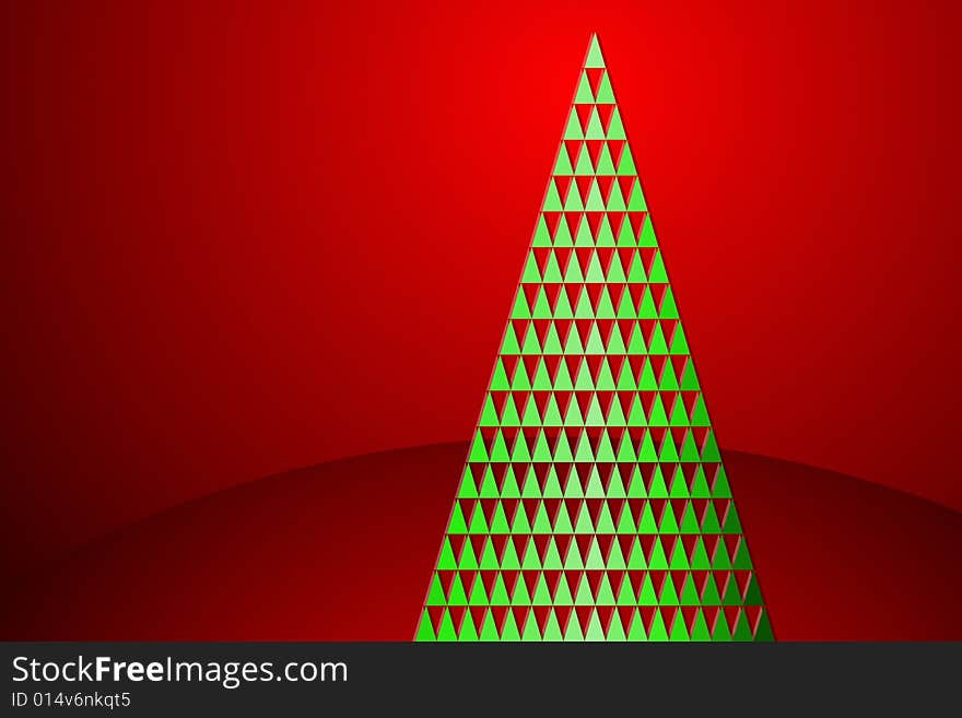 Vector illustration of Christmas Tree