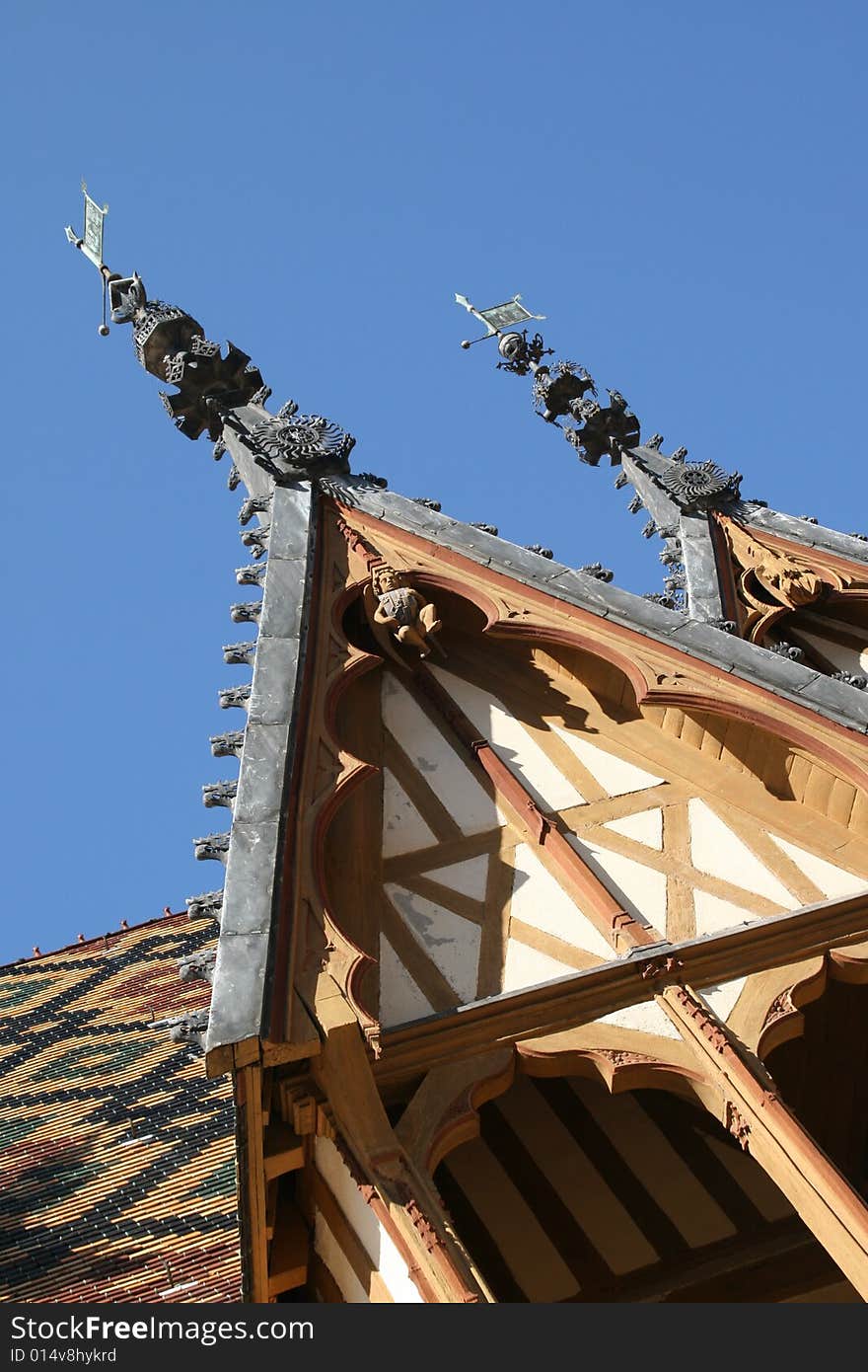 The Hospices de Beaune, a former charitable almshouse of the XVth century that is now a museum, is located in Burgundy