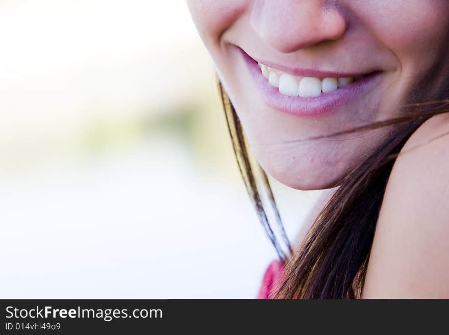 Smiling woman