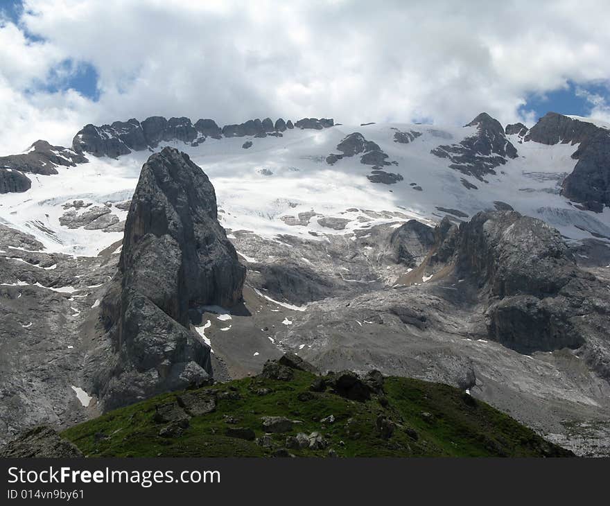 Marmolada Glacier