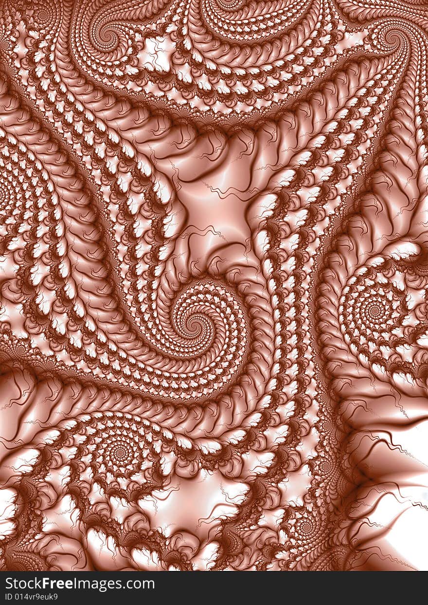 Fractal Made of Copper for A Pharaoh's Tomb