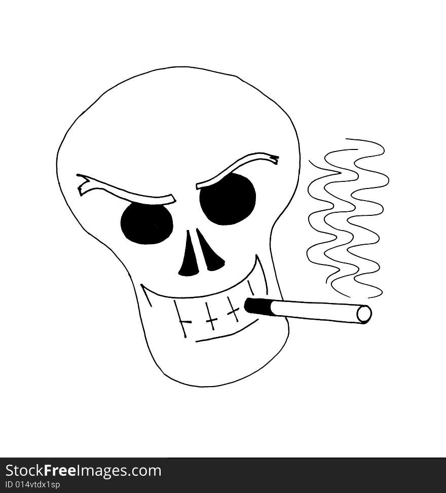 This illustration is a funny way to remember a very important thing: cigarettes kills....obviously you can use this illustration for every idea you have in your head. This illustration is a funny way to remember a very important thing: cigarettes kills....obviously you can use this illustration for every idea you have in your head