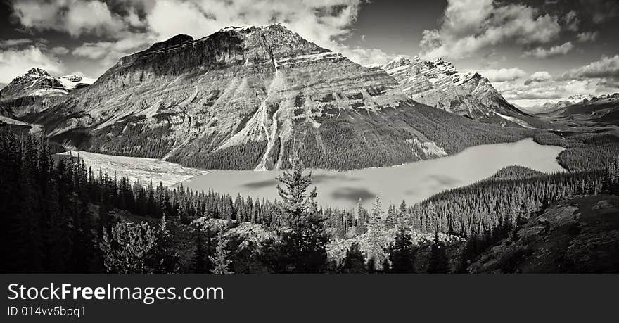 Peyto Lake, Alberta, Banff National Park, Black, Canada