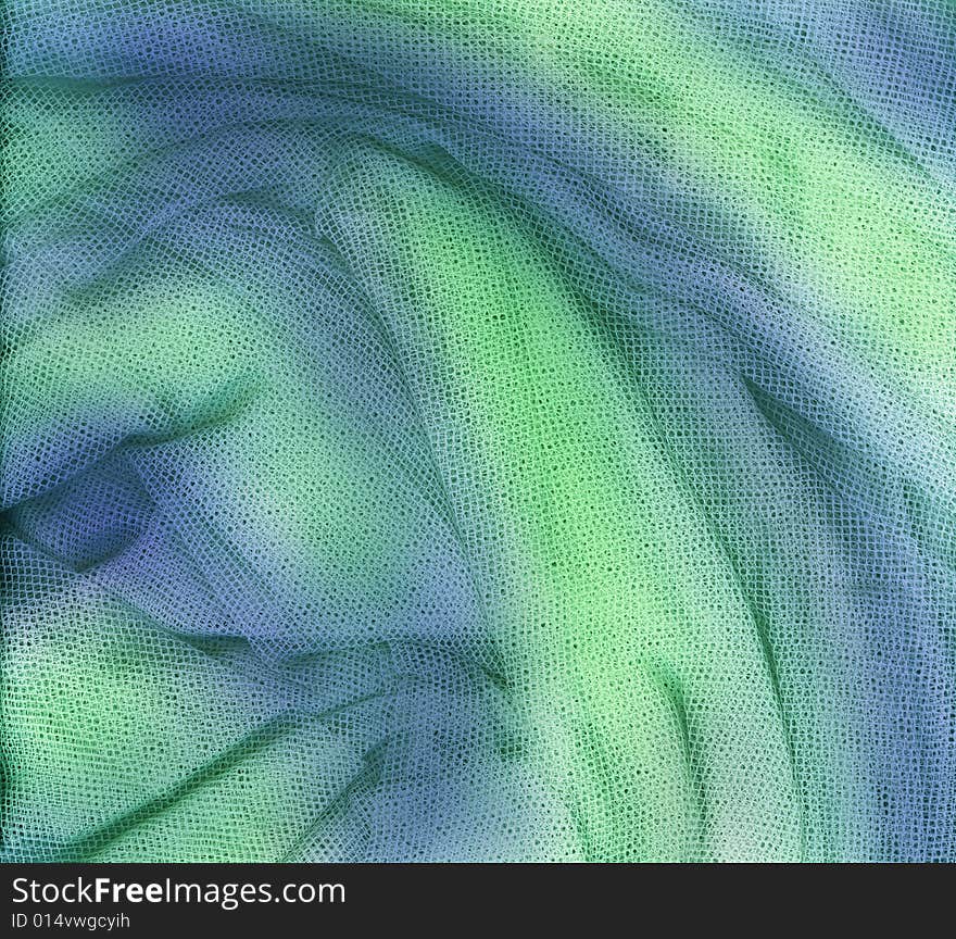 Netting fabric for use as a background texture.