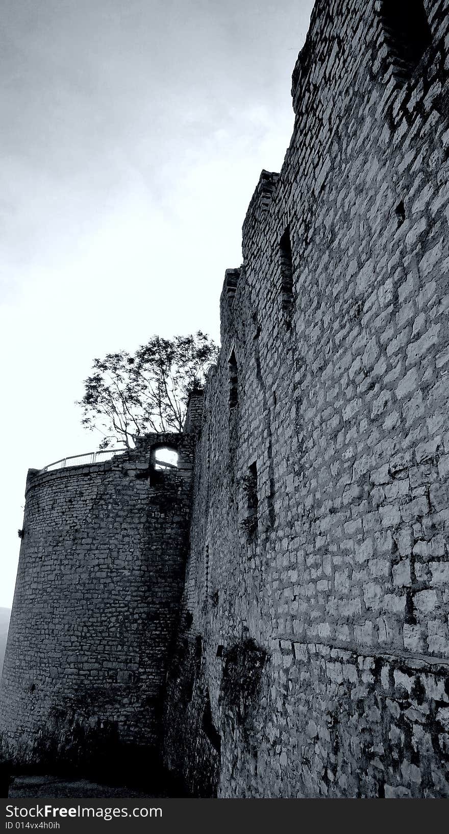 Castle Hohennneuffen, a medieval knights' ruin at the boarder of the Swabian Alb mountains, 15 miles southeast from Stuttgart. Baden-Wuerttemberg, Germany. Castle Hohennneuffen, a medieval knights' ruin at the boarder of the Swabian Alb mountains, 15 miles southeast from Stuttgart. Baden-Wuerttemberg, Germany