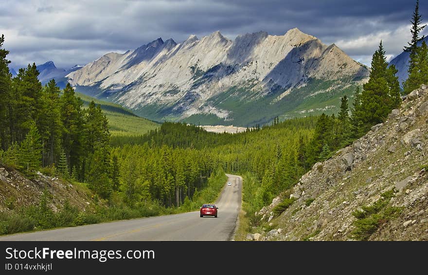 Bow Valley Parkway, Banff National Park, Canada. Bow Valley Parkway, Banff National Park, Canada