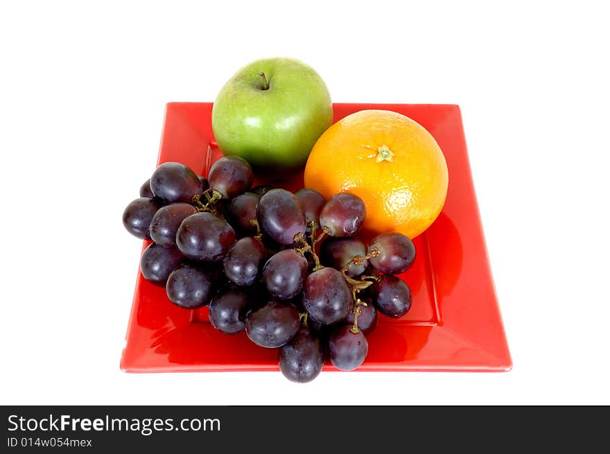 Fresh healthy colorful bio fruit full of vitamins, white background. Fresh healthy colorful bio fruit full of vitamins, white background