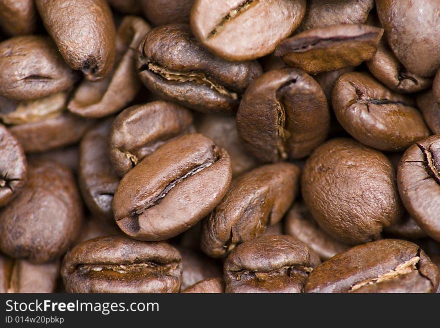 Coffee Beans Close Up