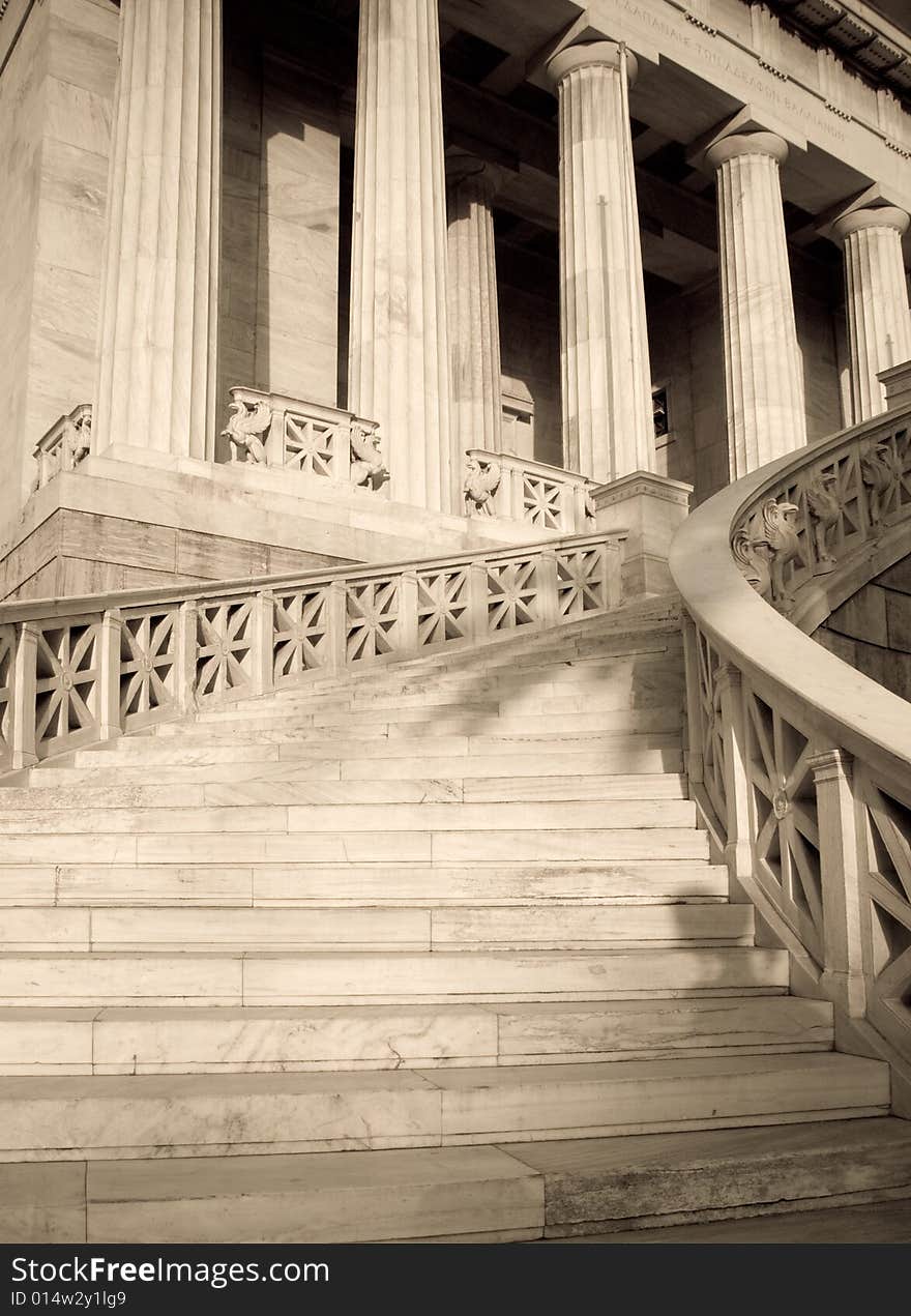 Classical Building Entrance