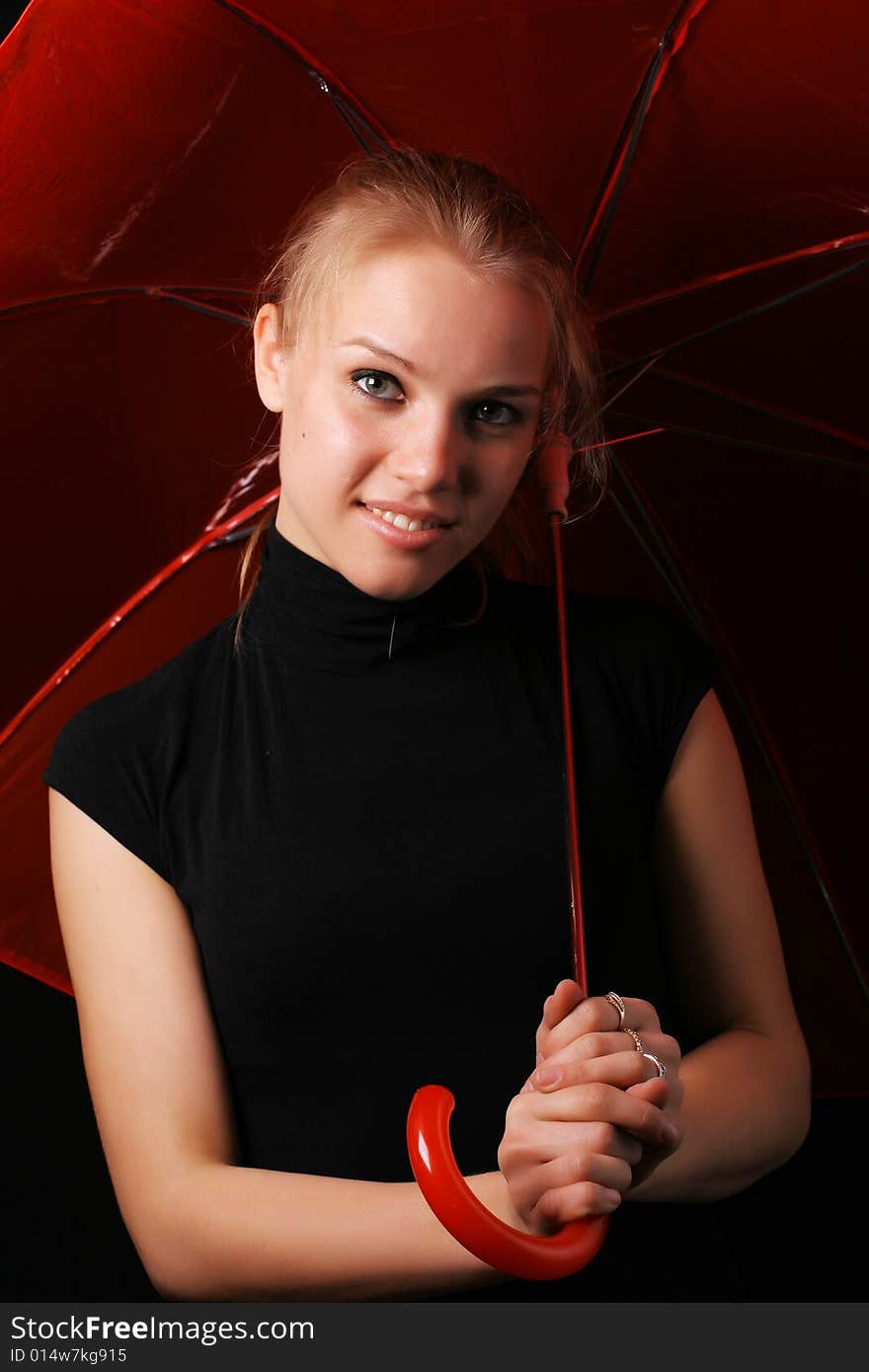 Red umbrella 1