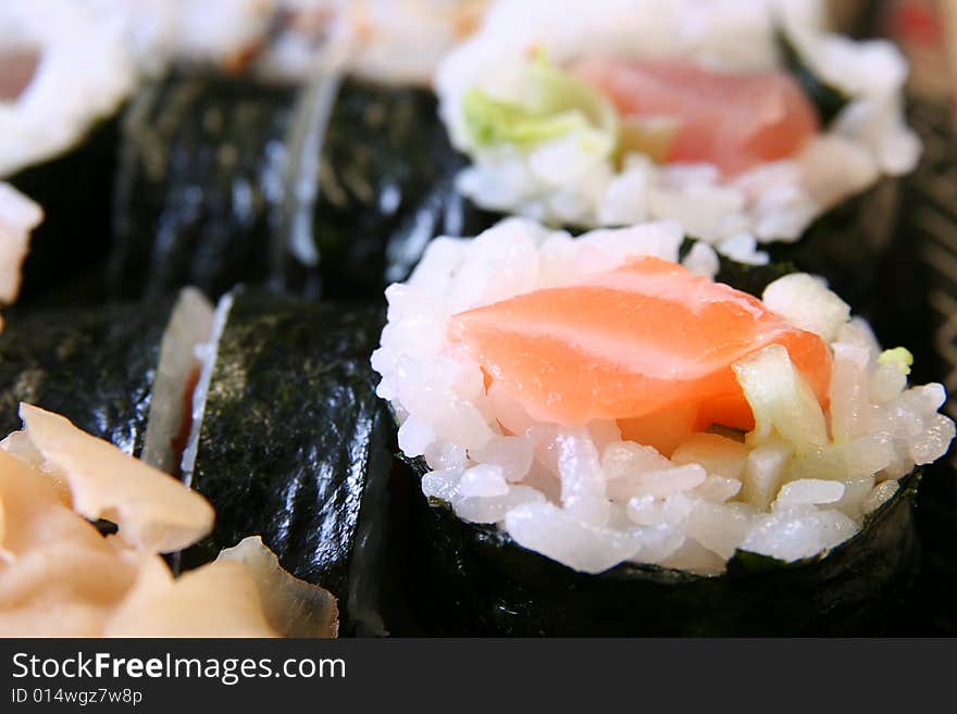 sushi close-up