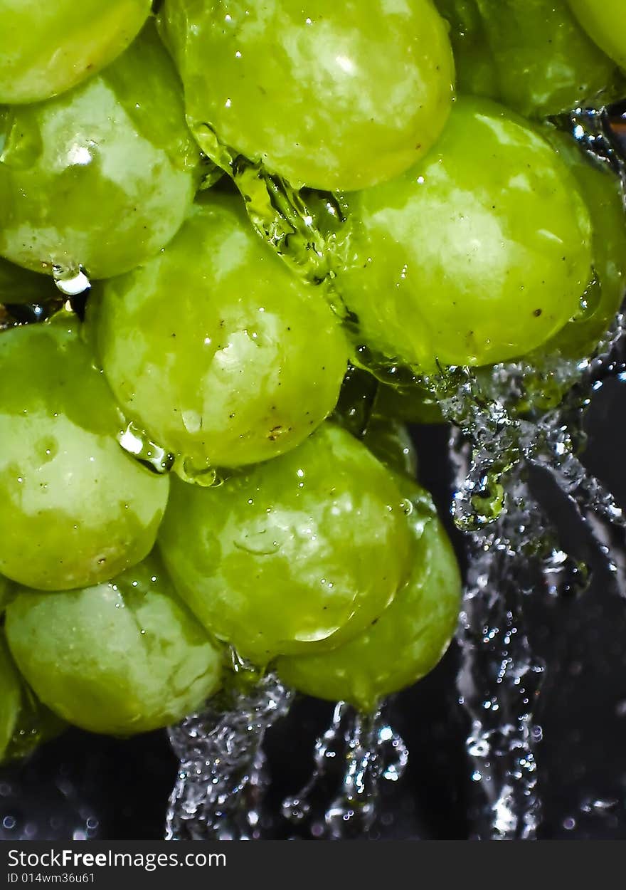 Green grapes