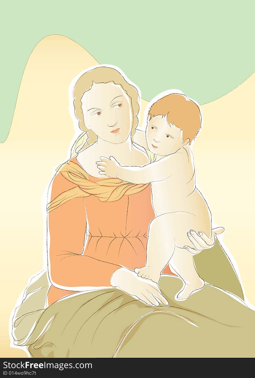 Woman And Son