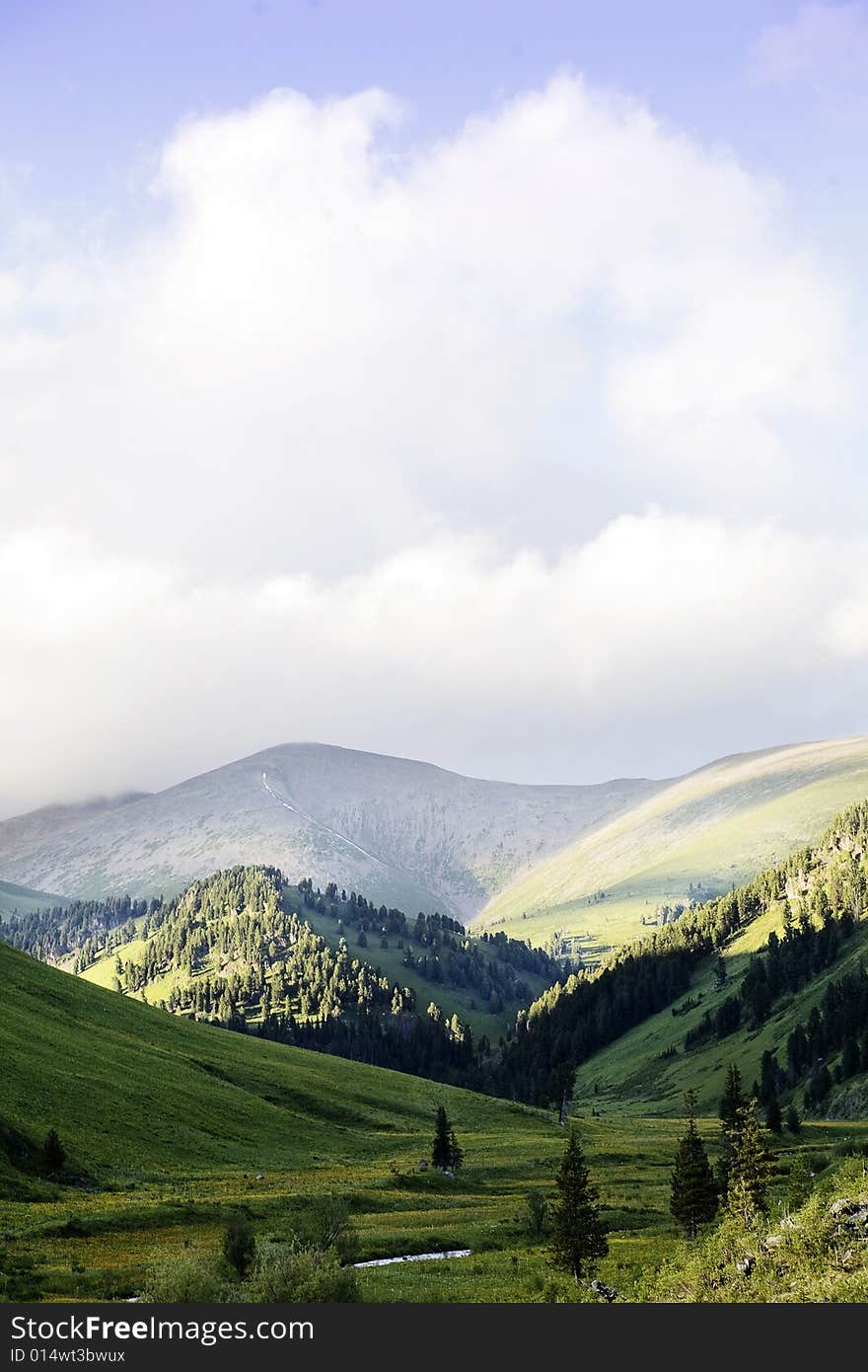 High Mountain S Summer View