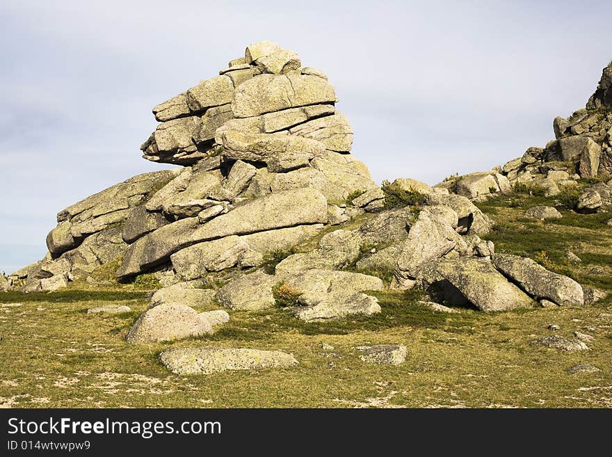 Rocks In High Mountains