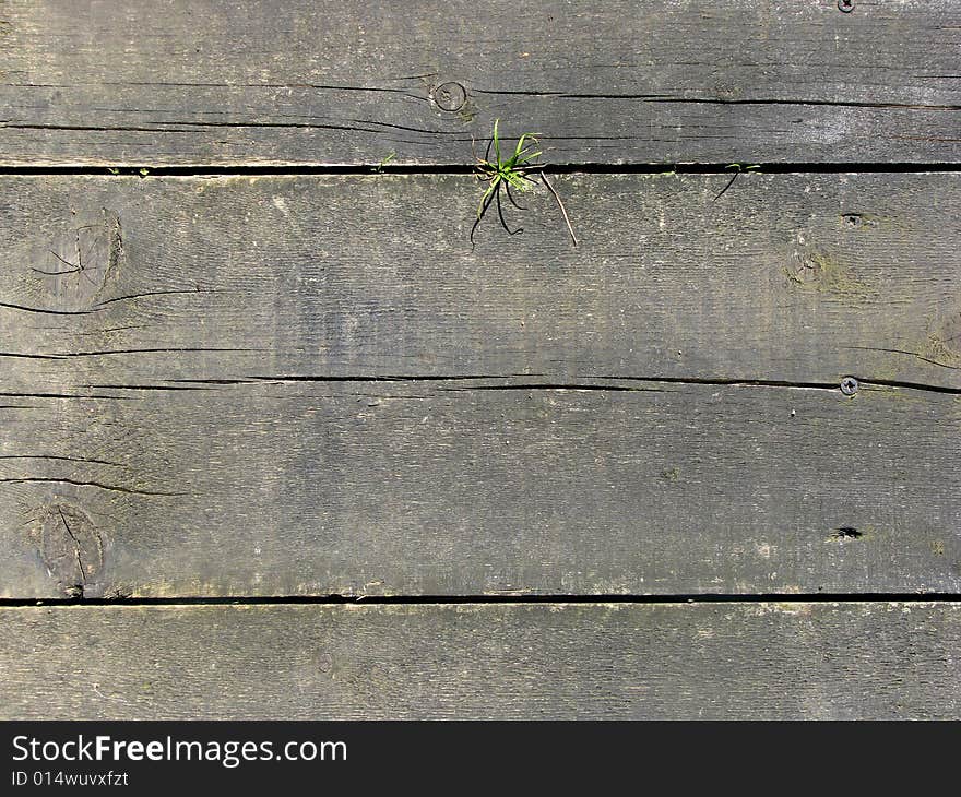 Image of old wooden discolored planks. Image of old wooden discolored planks