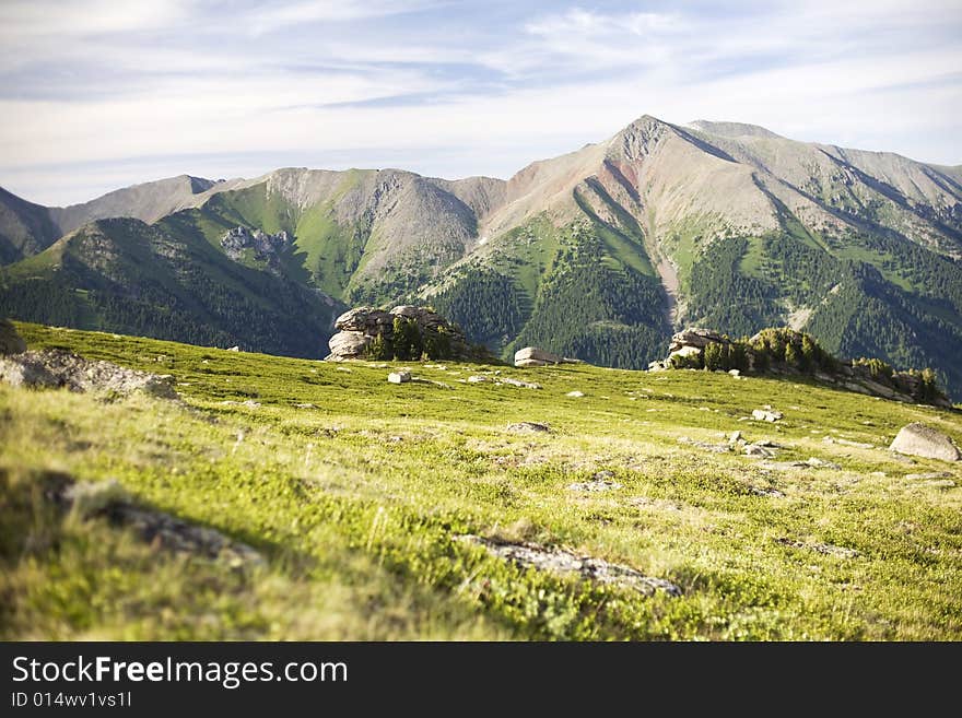 High Mountain S Summer View