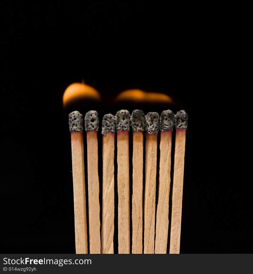 Burning Matches