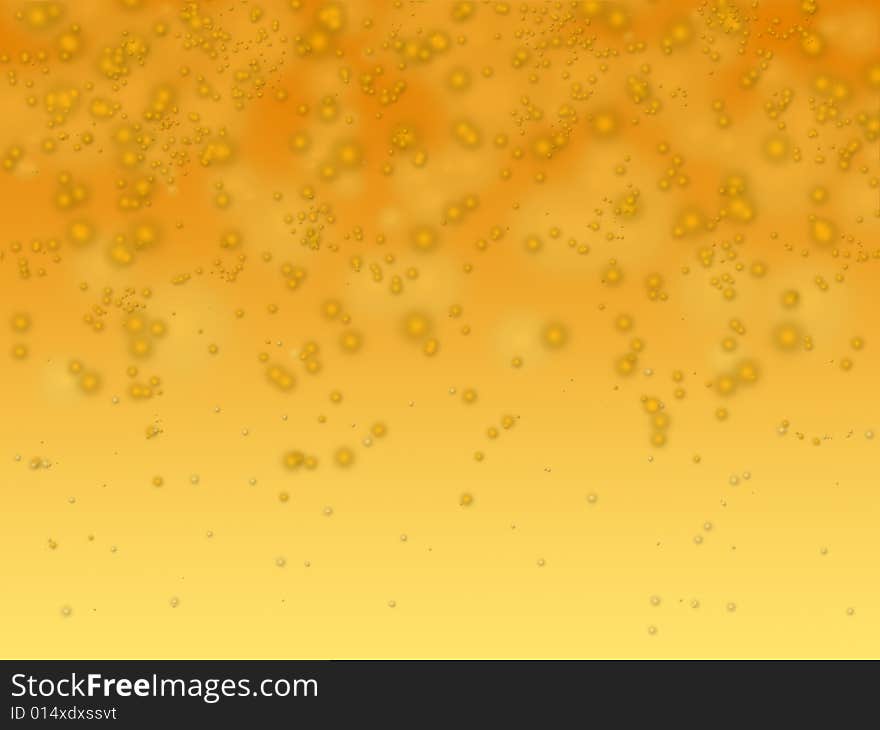 Bubble Orange Background