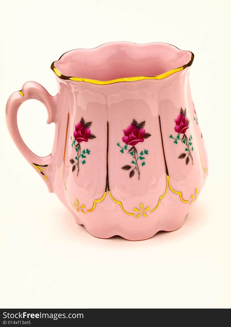 Picture of the ceramic and painted teapot. Picture of the ceramic and painted teapot
