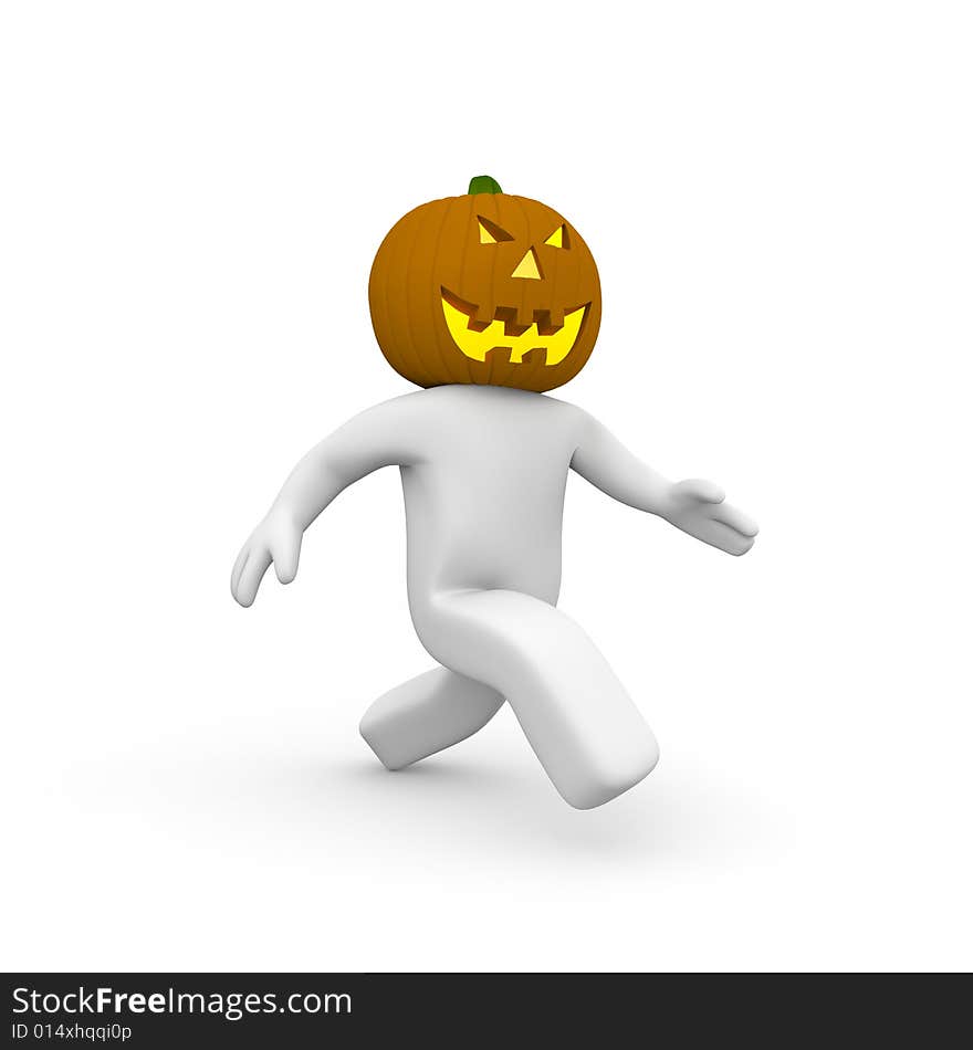 Hastens on halloween. isolated on white. Hastens on halloween. isolated on white.