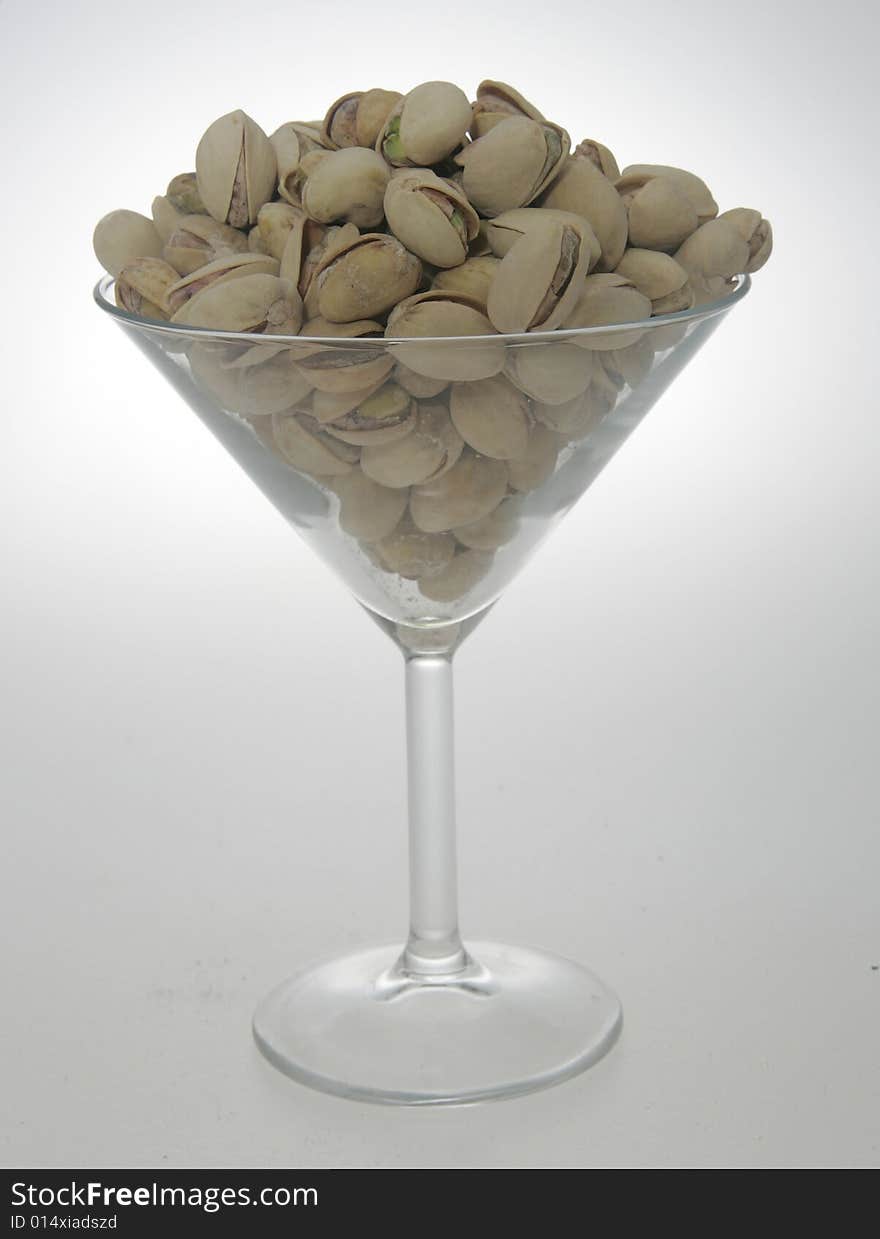 Pistachios In Glass