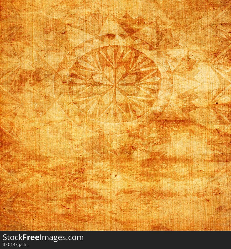 Abstract Paper Texture With Ornament