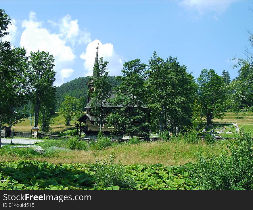 Chuch in Tatra mountains (Slovakia). Chuch in Tatra mountains (Slovakia)