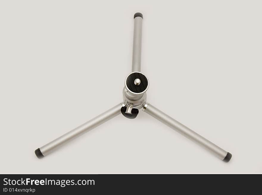 Small tripod isolated on white