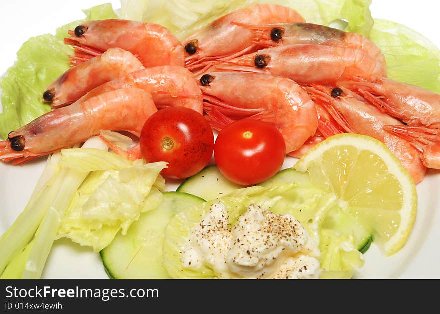 Prawn salad