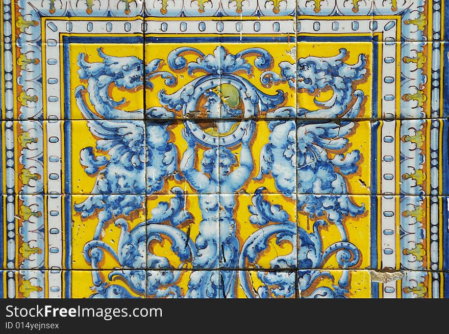 Tile Design With Ornaments