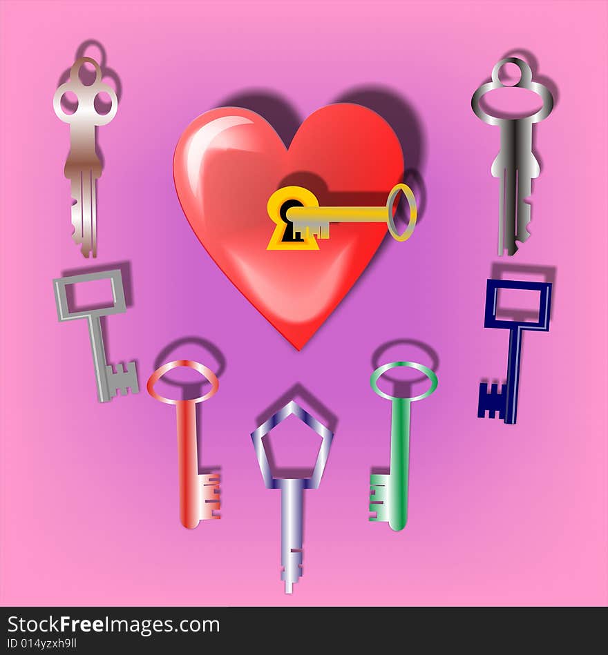 Keys from heart