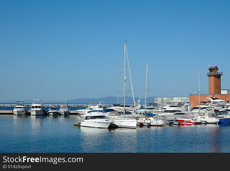 Yacht landing stage