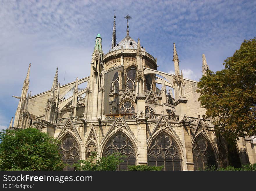 Notre Dam cathedral of Paris