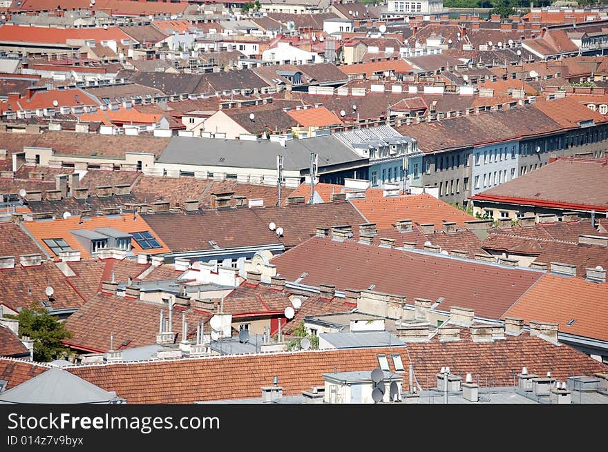 The Viennese roofs