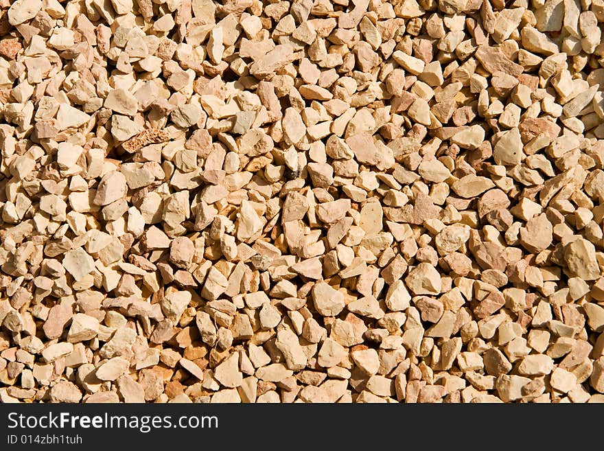 Close up of gravel