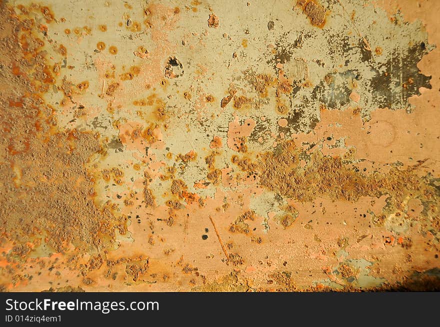 Rusty pattern and dirty background