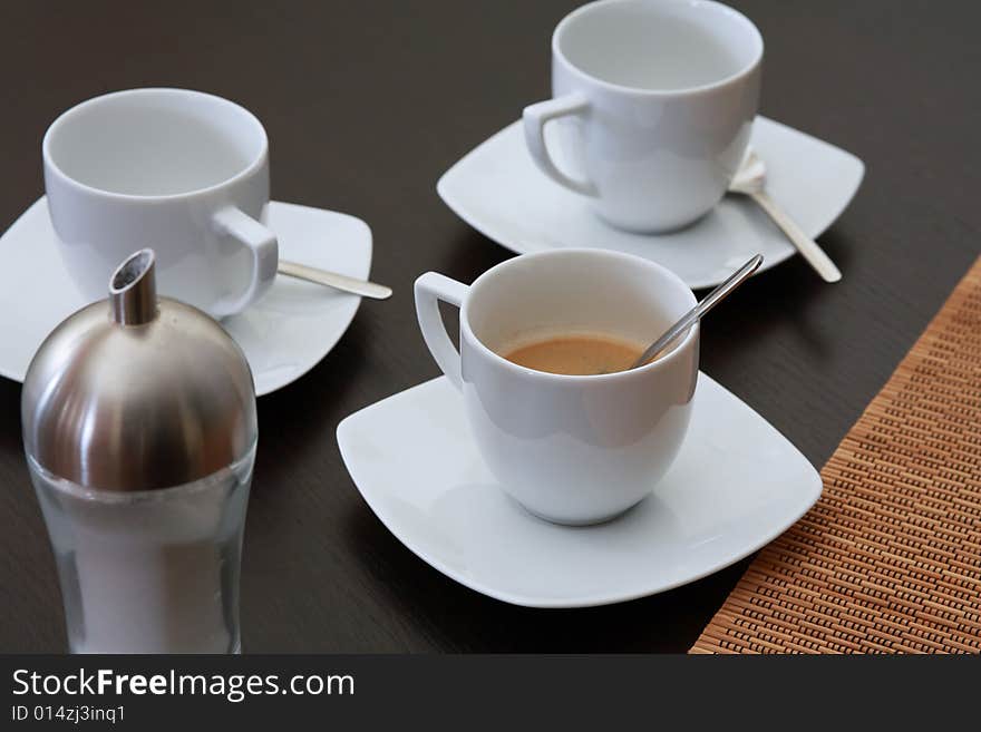 Coffee cup on a table