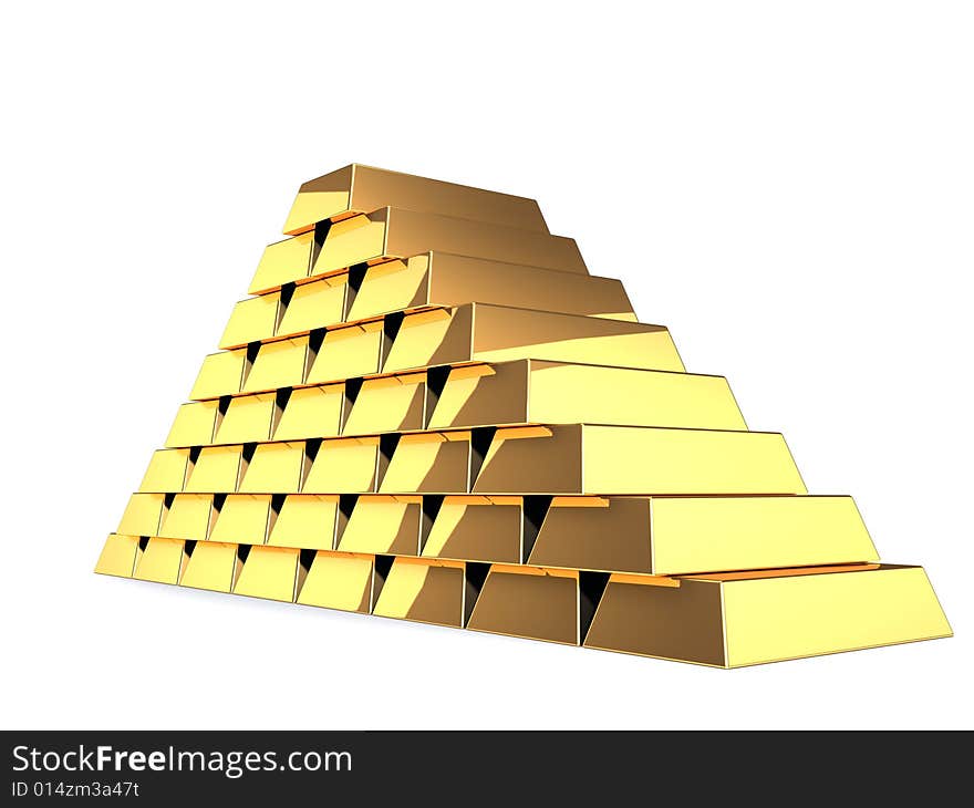 Golden pyramid