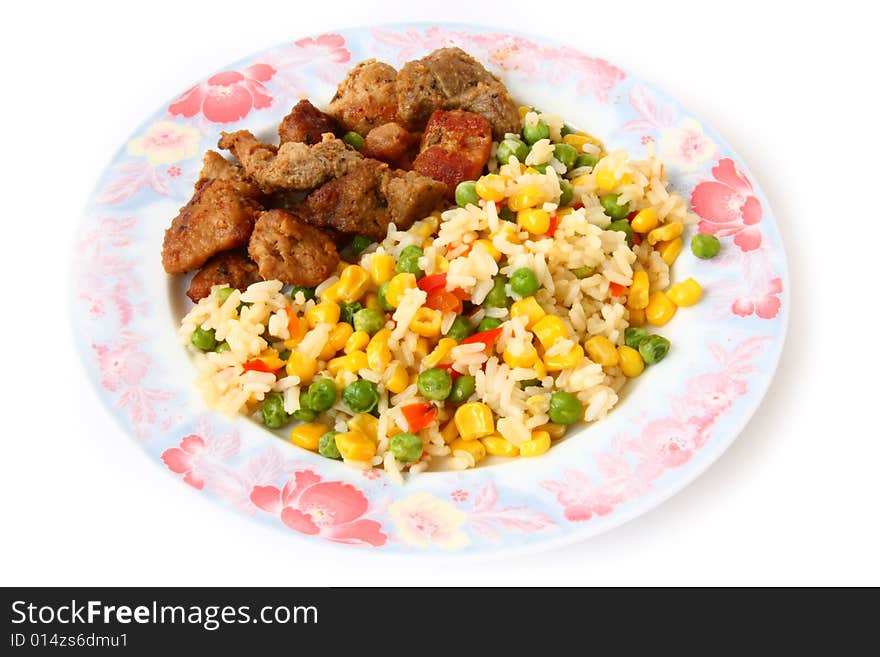 Vegetables with meat